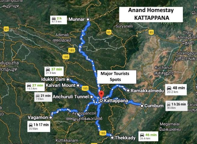 Anand Homestay Kattappana Exteriör bild